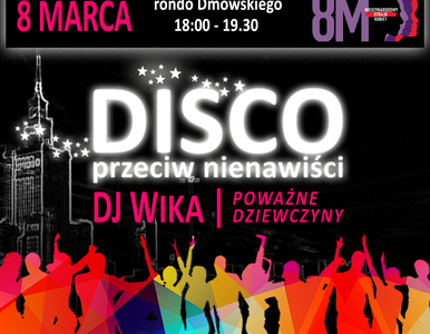 Miniatura: „Disco przeciw nienawiści”. Protestujący w...