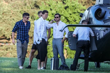 Polscy piłkarze dotarli do Arłamowa 