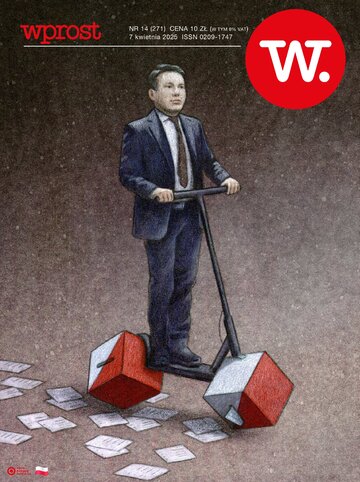 Okładka tygodnika Wprost nr 14/2025 (2187)