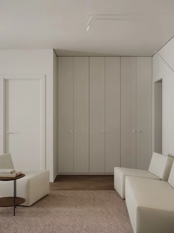 Minimalistyczne mieszkanie w Kijowie, projekt Hi atelier Hi atelier, Ihor Havrylenko, Ukraina