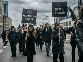 Miniatura: Wzruszające wsparcie podczas marszu...