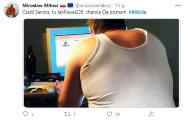 Mem podsumowujący start serwisu Albicla 