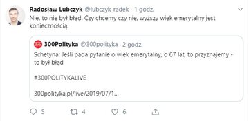 Wpis Radosława Lubczyka