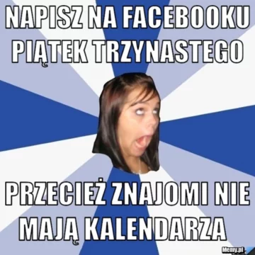 Piątek trzynastego – mem 