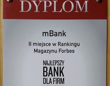 Miniatura: mBank nagrodzony na Gali Forbesa i Newsweeka