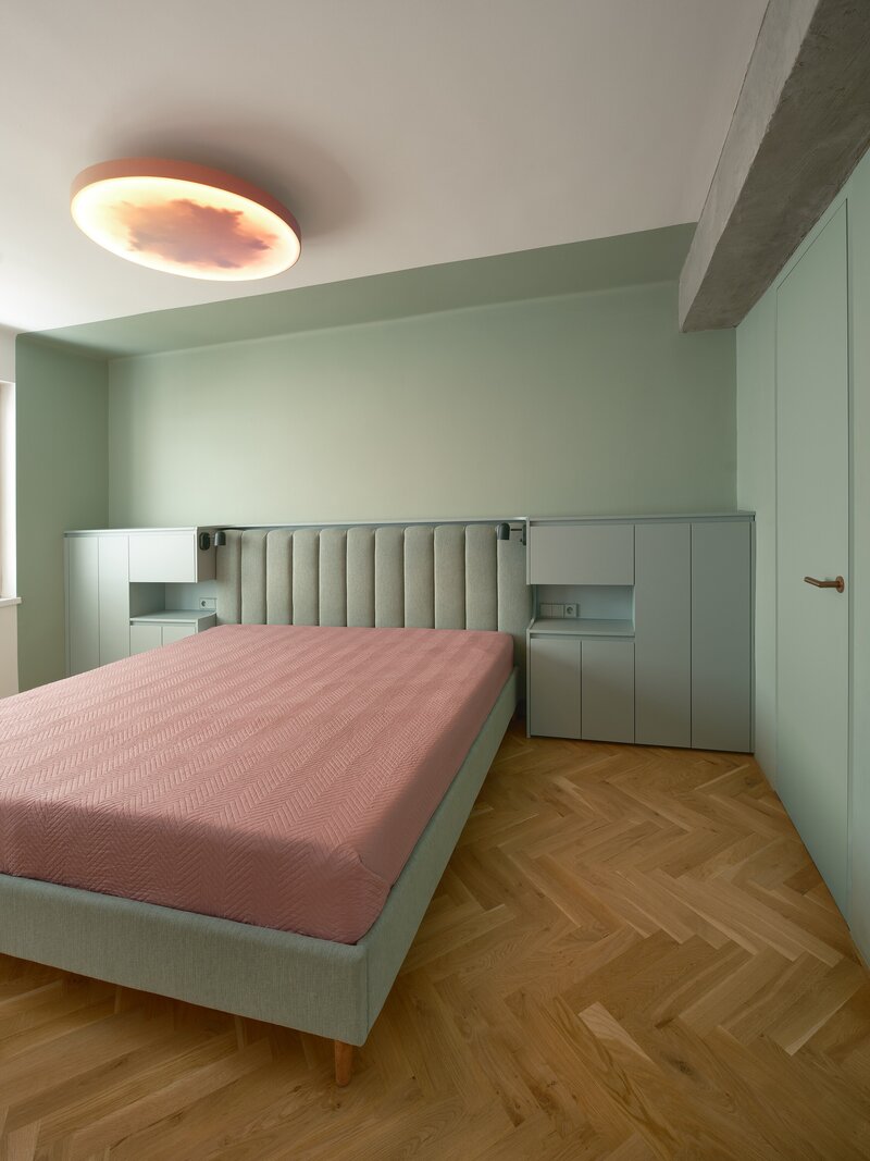 Mieszkanie w&nbsp;bloku z&nbsp;lat 50., projekt B&sup2; Architecture