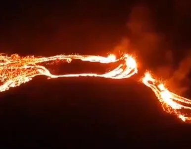 Miniatura: Erupcja wulkanu Fagradalsfjall na...