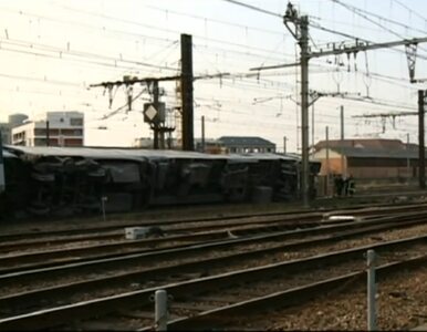 Miniatura: Katastrofa kolejowa we Francji - pociąg...