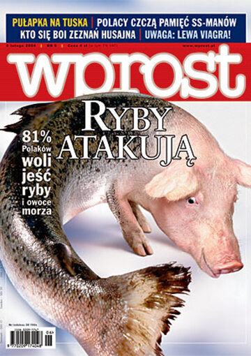 Okładka tygodnika Wprost nr 6/2004 (1106)