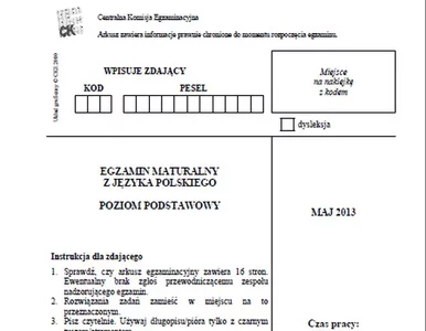 Miniatura: Matura 2013. Zobacz arkusz podstawowy z...