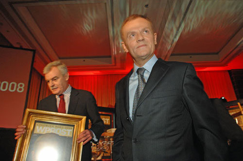 Człowiek Roku 2008 - Donald Tusk oraz Marek Król 