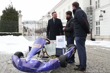 Prezentacja polskiej myśli technologicznej na dziedzińcu Pałacu Prezydenckiego 