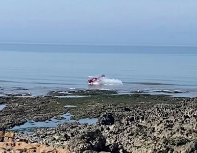 Miniatura: Samolot spadł przy wybrzeżu. „Pilot...
