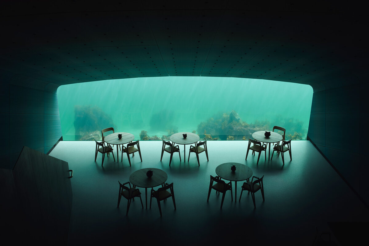 Podwodna restauracja Podwodna restauracja w Norwegii