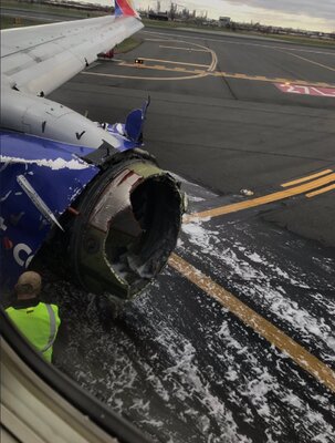 Miniatura: Samolot Southwest Airlines awaryjnie lądował