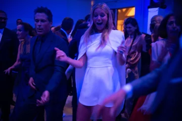 Gwyneth Paltrow i jej druga suknia z wesela 