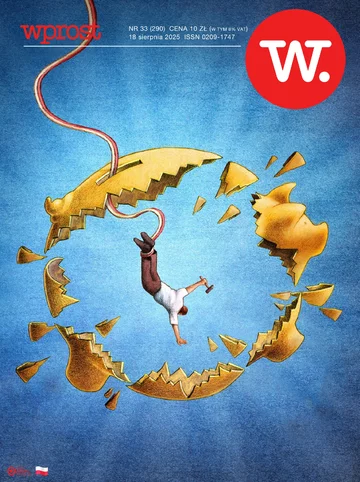 Okładka tygodnika Wprost nr 33/2025 (2206)