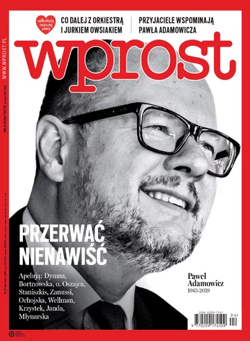 Okładka tygodnika Wprost nr 4/2019 (1870)