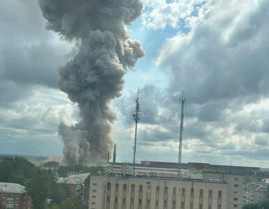 Miniatura: Silna eksplozja w obwodzie moskiewskim....