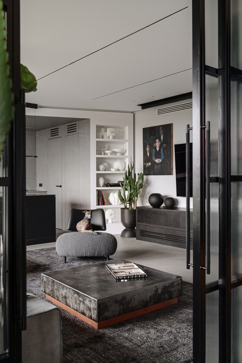 Nowoczesny apartament w&nbsp;Bydgoszczy, projekt CXA