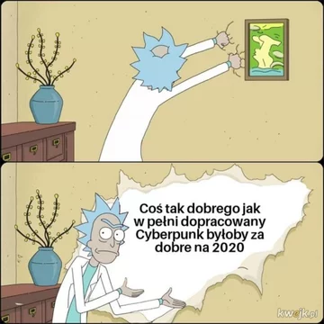 Mem po premierze Cyberpunka 2077 