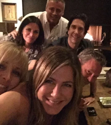 Lisa Kudrow, Courtney Cox, Matt LeBlanc, David Schwimmer, Matthew Perry i Jennifer Aniston 