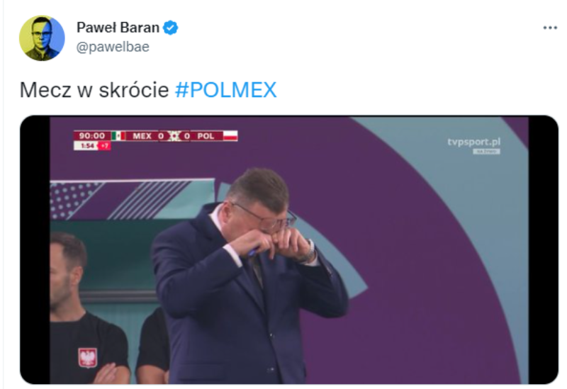 Mem po meczu Polski z Meksykiem 