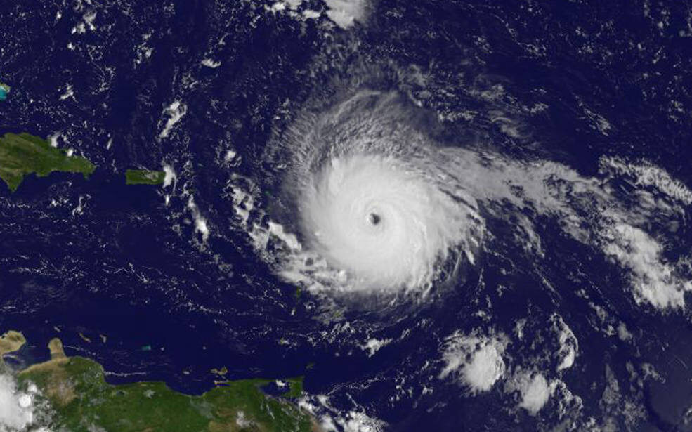 Huragan Irma na zdjęciach NASA 
