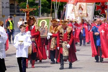 Warszawa. Manifestacja Rycerzy Chrystusa Króla 