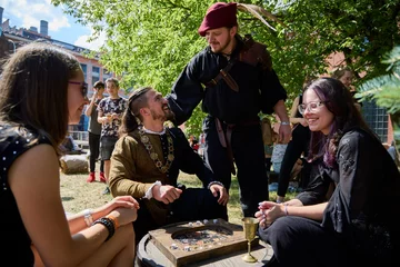 Fani serialu „Wiedźmin” na Wiedźmin Fest 