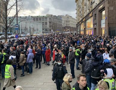 Miniatura: Tysiące protestujących w Rosji. Służby...