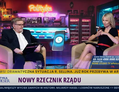 Miniatura: Pierwszy test nowego rzecznika rządu....