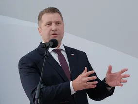 Miniatura: Spiَęcie Czarnka z reporterem Republiki....