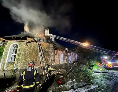 Miniatura: Niespokojna noc w Kijowie. Drony...