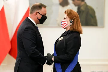 Georgette Mosbacher w Pałacu Prezydenckim 