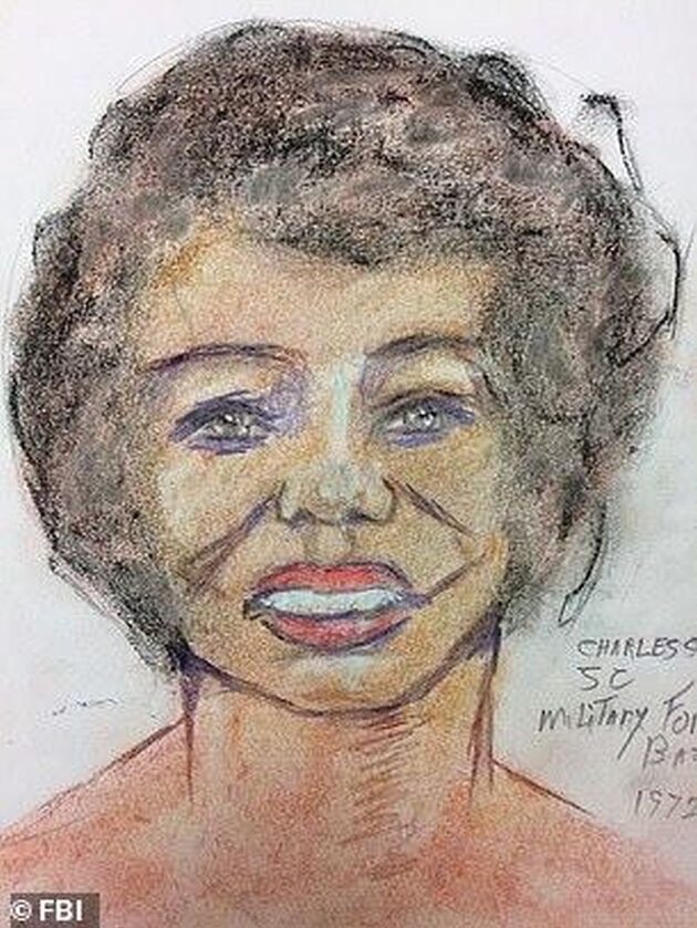 Ciemnoskóra kobieta, lat 28, zamordowana pomiędzy 1977 i 1982 rokiem w Charleston w Karolinie Południowej 