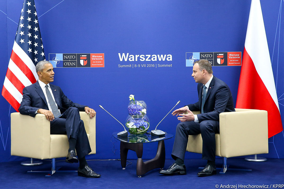 Spotkanie Prezydenta RP Andrzeja Dudy i Prezydenta USA Baracka Obamy (Warszawa, 8 lipca 2016 r.) 
