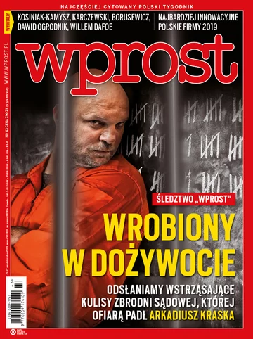 Okładka tygodnika Wprost nr 43/2019 (1908)