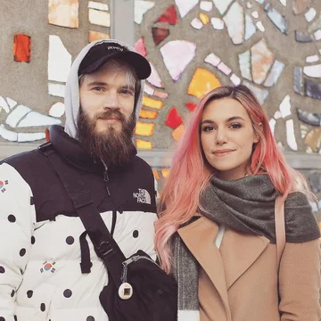 PewDiePie i Marzia Kjellberg 