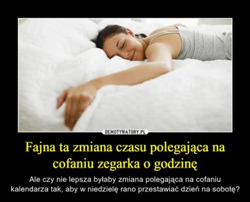 Mem związany ze zmianą czasu 