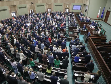 Miniatura: Niespotykana atmosfera w Sejmie....