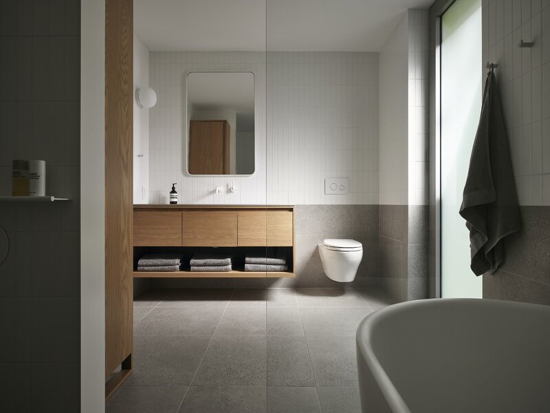 Minimalistyczny dom na klifie, projekt Matière Première Architecture