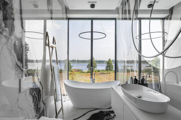Willa nad rozlewiskiem Narwi, projekt Art&rsquo;Up Interiors