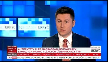 Pasek TVP za czasów prezesury Jacka Kurskiego 