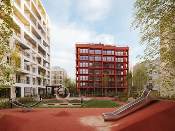 Modern Mokotów powstaje na terenie dawnego kompleksu biurowego Empark Mokotów. Masterplan inwestycji opracowała pracownia BBGK Architekci 