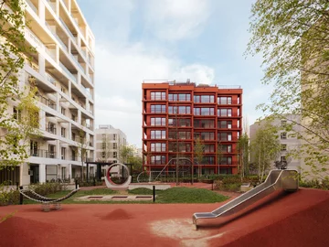 Modern Mokotów powstaje na terenie dawnego kompleksu biurowego Empark Mokotów. Masterplan inwestycji opracowała pracownia BBGK Architekci 