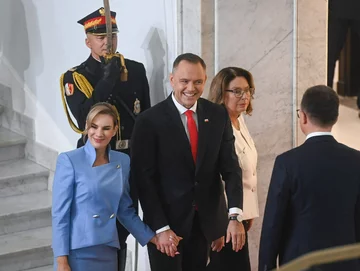 Karol Nawrocki i Marta Nawrocka 