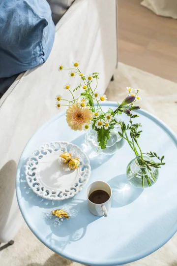 Kolor niebieski we wnętrzu 