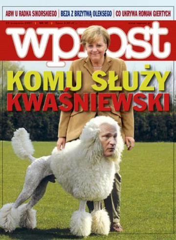 Okładka tygodnika Wprost nr 38/2007 (1291)