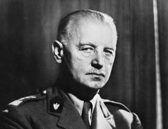 Generał Władysław Sikorski w trakcie II wojny światowej